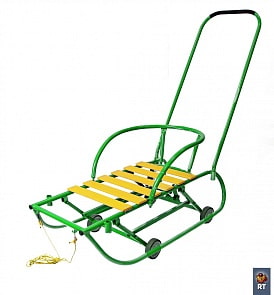 Санимобиль De luxe на колесах  зеленый (RT, 3251RT)