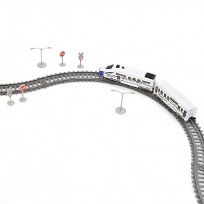 Железная дорога со светом и аксессуарами, длина 366 см. (B1562027)