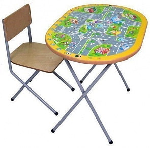 Комплект детской мебели Фея Досуг 202, дизайн – Правила дорожного движения (Фея, 0005694)