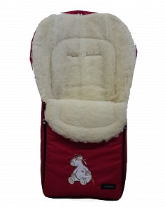 Спальный мешок в коляску №07 - North pole, бордовый (Womar, 00-0013361 _5 бордовый)