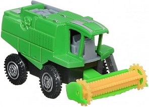Коллекционная металлическая модель - Комбайн 7,5 см (Технопарк, 816-4)