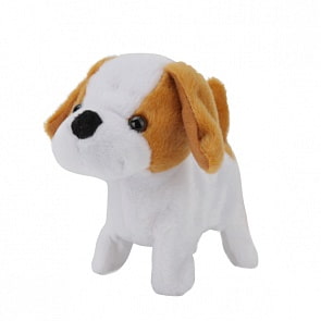 Интерактивный щенок Вуди, умеет ходить, звуковые эффекты (Играем вместе, HTJ973Bsim)