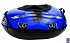 Санки надувные овальные Тюбинг - Машинка Comfort Ferrari, синяя, автокамера  - миниатюра №4