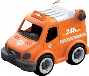Машинка Сити-сервис экспресс доставка на радиоуправлении, 18 см, 2,4ГГц, разборная (1Toy, Т16969)