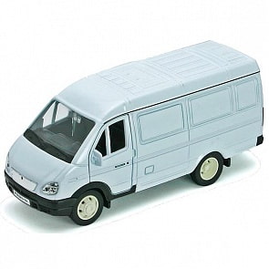 Коллекционная металлическая машинка - Газель фургон, масштаб 1:34-39 (Welly 42387C)