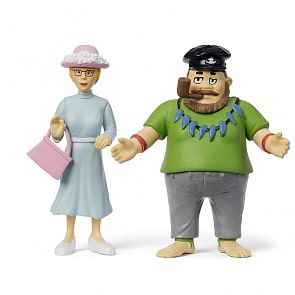 Набор кукол для домика из серии Пеппи Длинный чулок - Капитан и мисс (Micki, MC_PP_44379800)