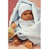 Кукла-младенец Роберто на голубом одеяле, 21 см.  - миниатюра №1