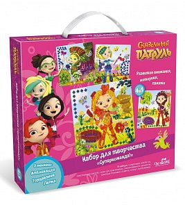 Набор для творчества 4 в 1. Сказочный патруль, лепка, торцевание, мозаика (Origami, 04932)