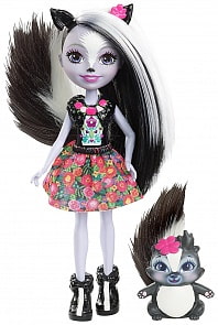 Кукла Enchantimals с питомцем - Седж Скунси, 15 см (Mattel, DYC75)