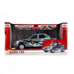 Инерционная машина "LADA 110" -  ОМОН, свет, звук (Технопарк, A553-H11063sim)