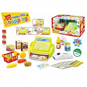 Кассовый аппарат с аксессуарами, свет, звук (B1459723)
