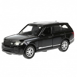 Металлическая инерционная машина - Range Rover Vogue, черный, 12 см (Технопарк, VOGUE-BK)
