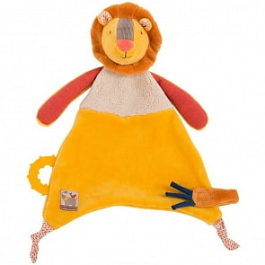 Мягкая игрушка – Львенок-комфортер, 24 см (Moulin Roty, 658017)