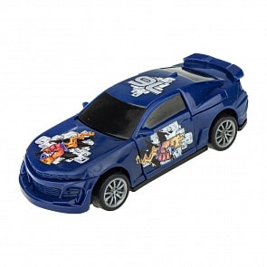 Машинка 2в1 инерционная CrashFest Flamberge, разборная, 10 см, блистер (1toy, Т17090-23)