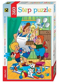 Пазл Малыш и карлсон, 360 элементов (Step Puzzle, 73005)