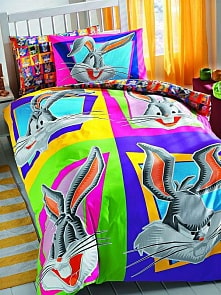 Комплект детского постельного белья, Warner Brothers, 1,5 спальное - BUGS BUNNY (TAC, 3820-08535)