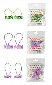 Набор из 2-х резиночек Конфеты, несколько видов (Т16406) (ассортимент)