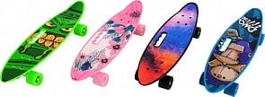 Пениборд 56 см, с ручкой, принт, PU колеса (Next, JP-HB-31-2)