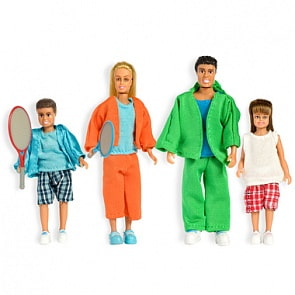 Куклы для домика Стокгольм Cпортивная семья (Lundby, 60905600)