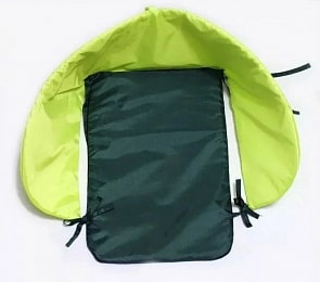 Матрасик для санок развернутый – Дьюспо, салатово-черный (RT, 6950RT)