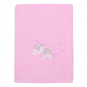Полотенце – Пони,  100% хлопок, розовый (Kidboo, 00-0013348_розовый)