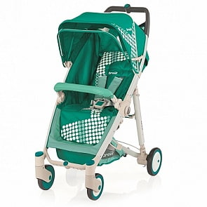 Коляска Brevi прогулочная Crystal, зеленая (Brevi, 718/325)