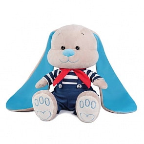 Зайка Jack&Lin – Морячок в синих штанишках, 25 см (MaxiToys, JL-034-25-KCO)