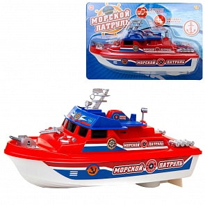 Катер - Морской патруль, свет и звук (ABtoys, C-00380)