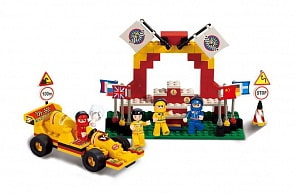 Конструктор - Формула-1: подиум, болид и фигурки, 149 деталей (Sluban, M38-B5100)