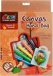 Набор для раскрашивания сумки из холста – Сова (Avenir, AL2006)