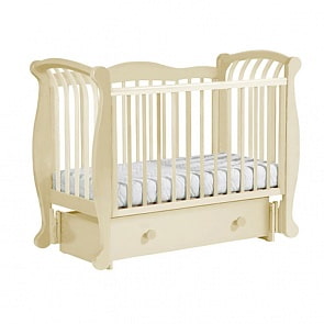 Кровать детская Лель БИ 555 Магнолия маятник универсальный, слоновая кость (Лель, LIEL-БИ 555_слоновая кость)