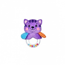 Погремушка Котик, 17 см. (Жирафики, 939508) - миниатюра