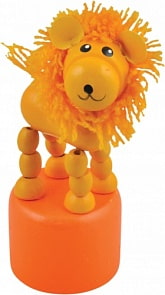 Дергунчик Львёнок (Мир Деревянных Игрушек, Д268)