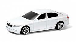 Металлическая машина - BMW M5, 1:64, белый (RMZ City, 344003S-WH) - миниатюра
