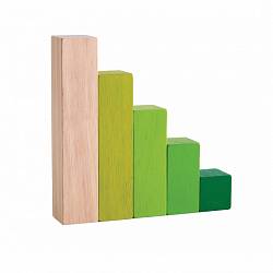 Деревянный конструктор – Блоки - Классификация (Plan Toys, 5370k) - миниатюра