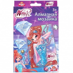 Набор для творчества - Алмазная мозаика из серии Winx, с аксессуарами (MultiArt, 106-WX)