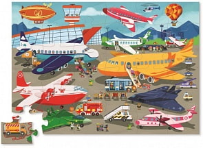 Пазл - Оживленный аэропорт, 50 деталей (Crocodile Creek, 4050-8)