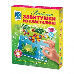 Веселые завитушки из пластилина Набор №4 (Фантазер, 447104)