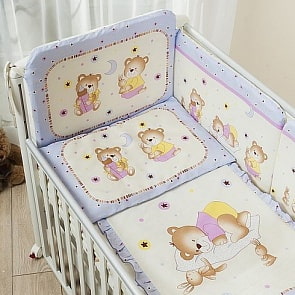 Комплект постельного белья для детей - Ника, лиловый (Perina, Н4-01.4)