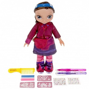 Кукла озвученная Варя 32 см 15 песен и фраз с набором для волос Сказочный патруль (Карапуз, ST20-32-V-ACCSET-RU)