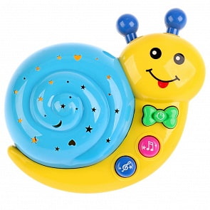 Музыкальный ночник-проектор – Улитка, колыбельные и 3 сказки (Умка, B1049637-R)