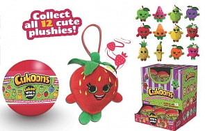 Мягконабивные фрукты - Cukoons, 7 см, в пластиковых шарах (ABtoys, SP0005)