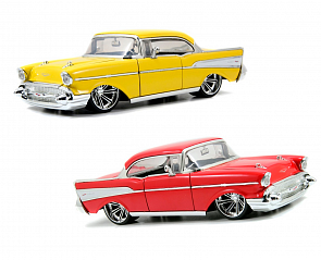Машинка коллекционная Chevy Belair Wheel Saber (JADA TOYS, 90434) Машинка коллекционная Chevy Belair Wheel Saber (JADA TOYS, 90434)