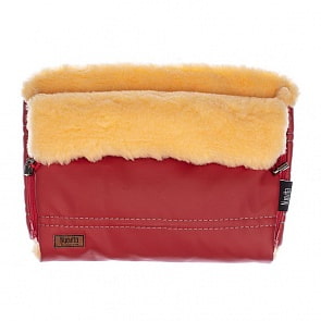 Муфта меховая для коляски Nuovita Alpino Lux Pesco Rosso/Красный (Nuovita, NUO-mALPLP_1960)