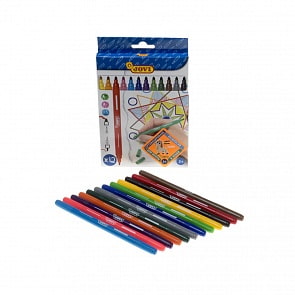 Набор двусторонних фломастеров, 12 цветов (Jovi, 1512)