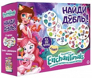 Игра развивающая - Энчантималс. Найди дубль. Логика для малышей (Эгмонт, 4291-4)