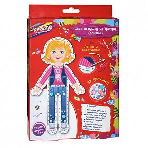 Шьем игрушку из фетра ™Креатто - Ксюша (Росмэн, 31084)