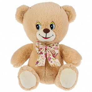 Игрушка мягкая Медведь 22 см, музыкальный чип и стихи Дружининой (Мульти-пульти, M9597-22)