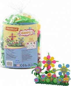 Конструктор Флора 1, 126 элементов, в мешке (Полесье, 5403)