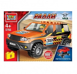 Конструктор УАЗ Patriot Ралли 43 детали (Город мастеров, SB-5766)
